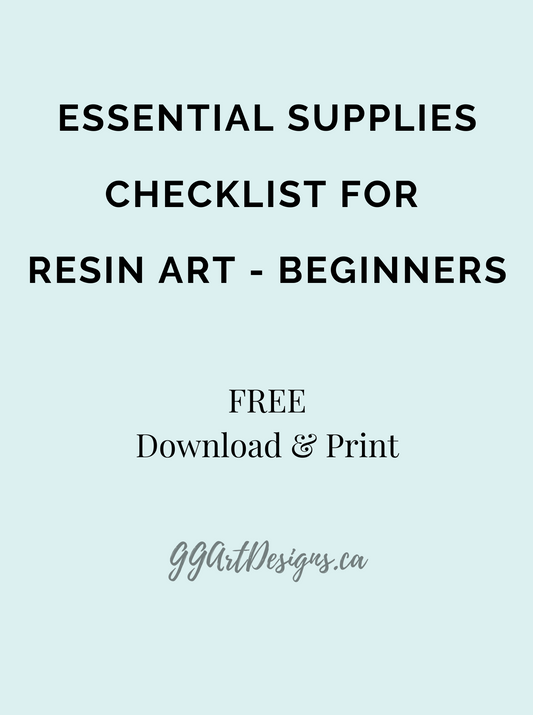 Essential Resin Art Checklist: Your Complete Guide For Beginners